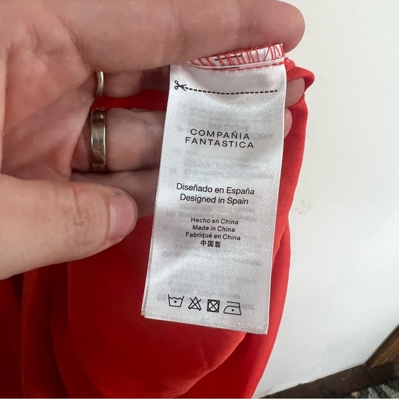 *NEW* Compania Fantastica Tie Waist Midi Dress - Picture 10 of 15